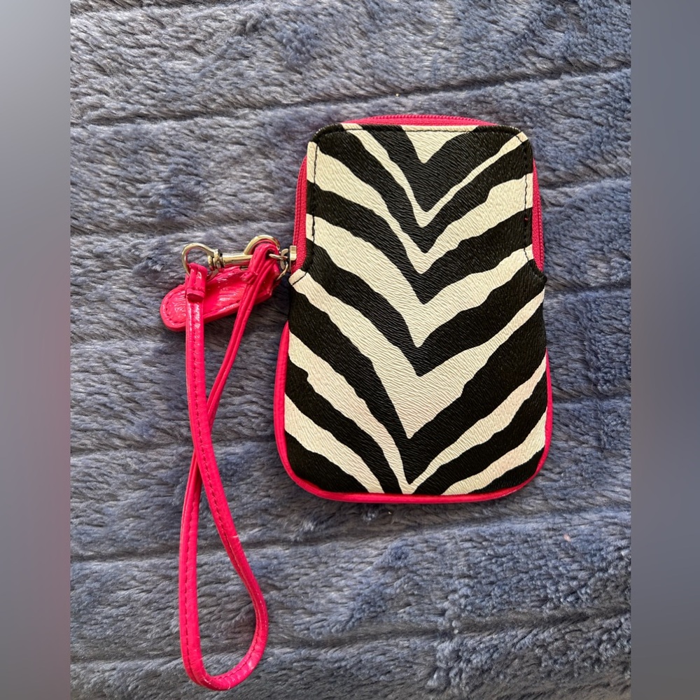 Zebra Print Small Wallet Bag
